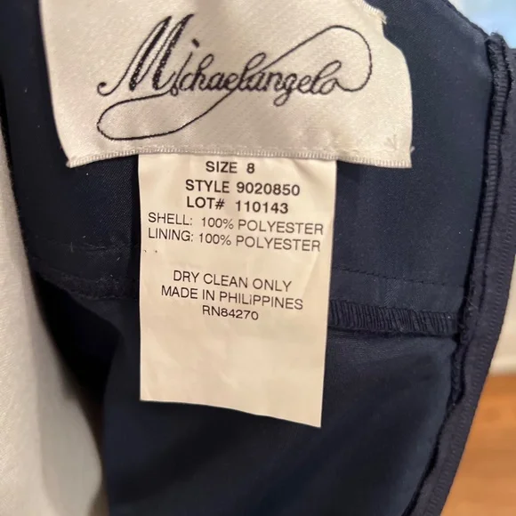 Micheal Angelo Navy Blue Formal / cocktail dress - Picture 6 of 6